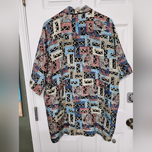 Kahala 100% silk Hawaiian Shirt Size Large - Picture 3 of 6